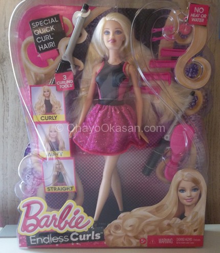 Endless Curls Barbie HGG Review Ohayo Okasan
