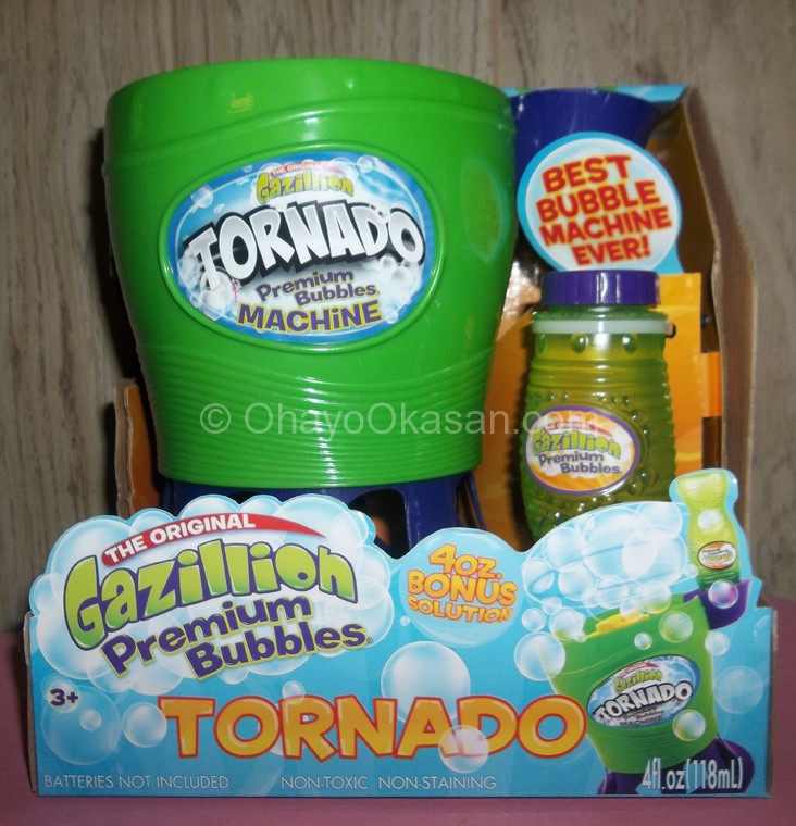 gazillion bubble tornado toy