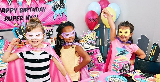 girl superhero party ideas and supplies at birthday express