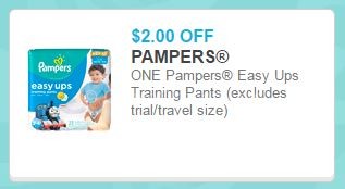 Pampers Easy Ups PAH coupon