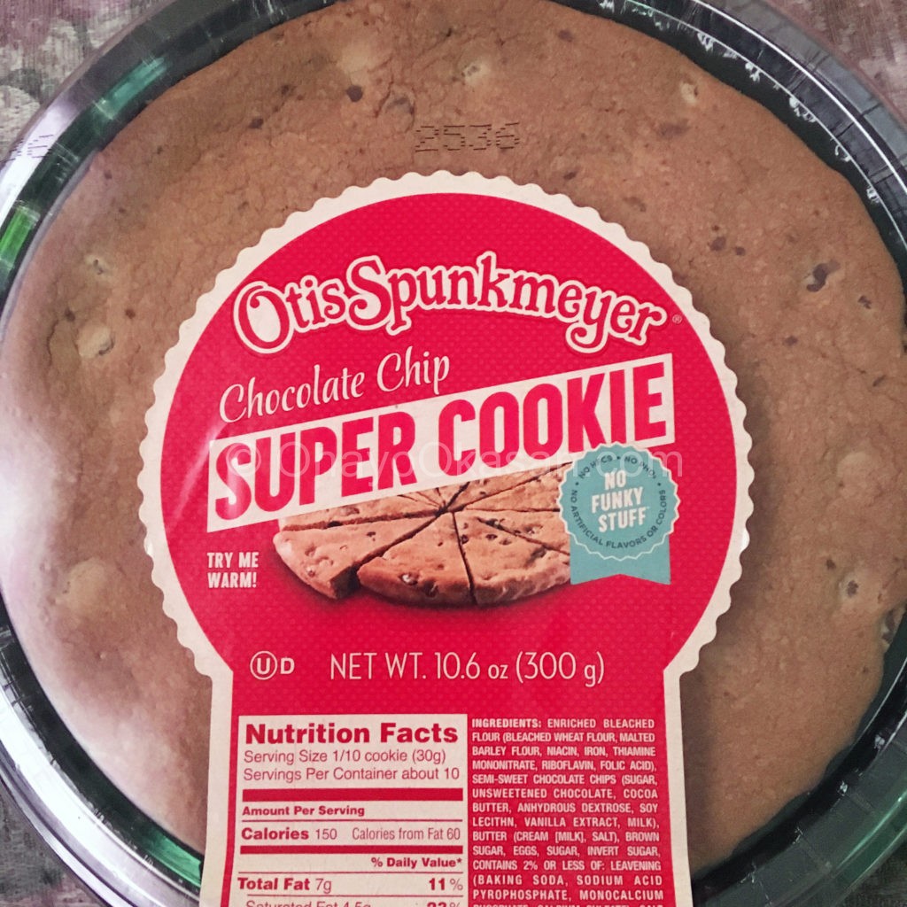 Otis Spunkmeyer Chocolate Chip SUPER COOKIE