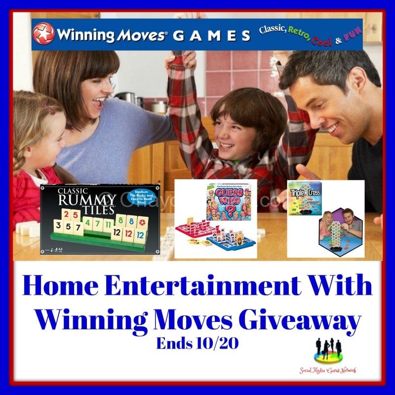 Home Entertainment With Winning Moves Giveaway Ends 10/20