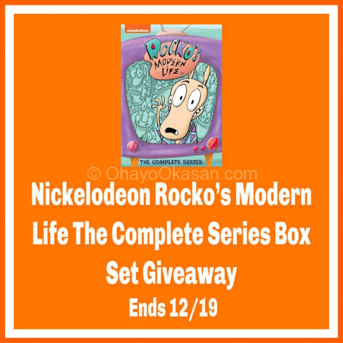 Nickelodeon Rocko’s Modern Life The Complete Series Box Set Giveaway Ends 12/19