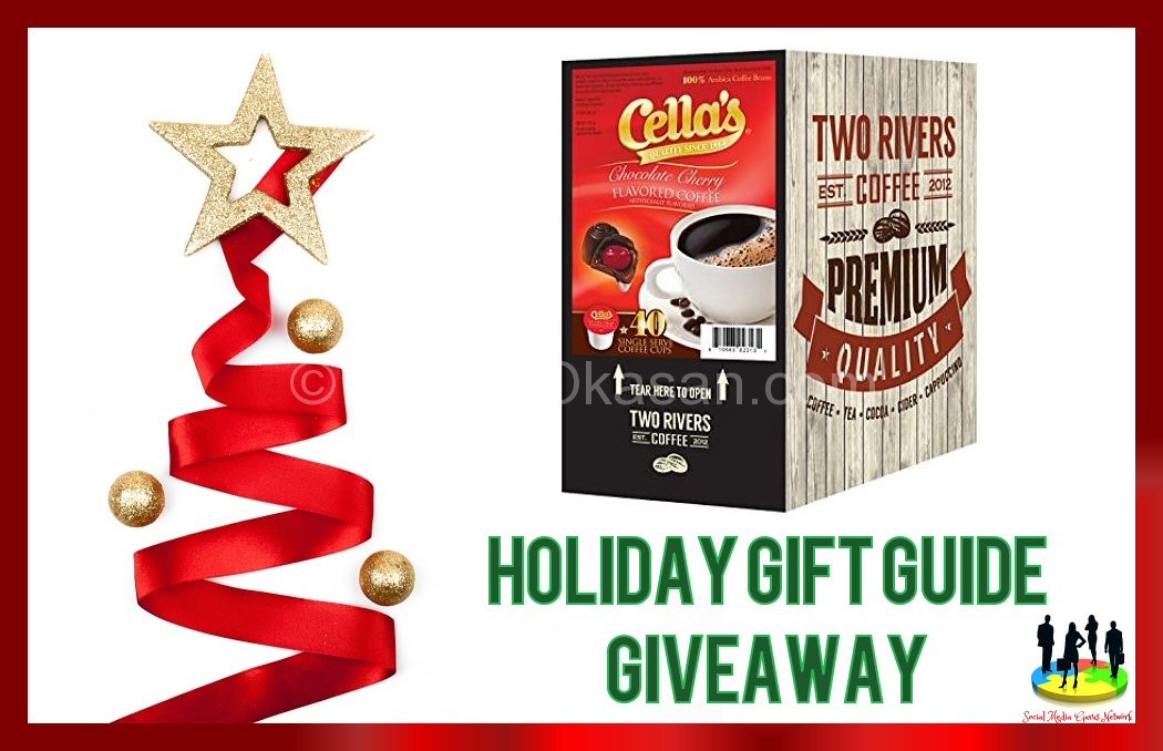 You can #Win a 40 count box of Cella's Chocolate Cherry Single Serve #Coffee when this Holiday Gift Guide #Giveaway Ends 12/15.