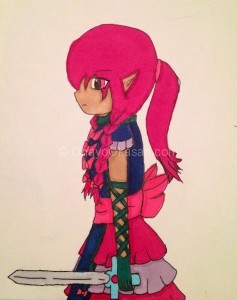 Anerelyss - Original Character by Kat Johnson age 13