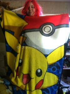 Pikachu Throw Blanket