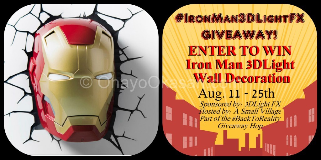 3DLight FX Iron Man Giveaway