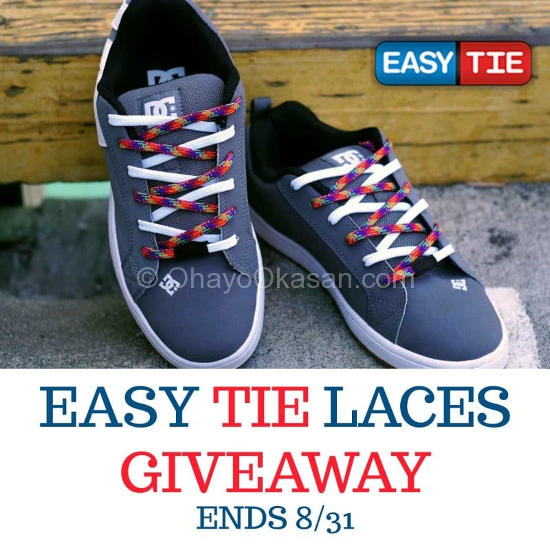 Easy Tie Laces Giveaway
