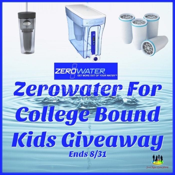 Zerowater For College Bound Kids Giveaway