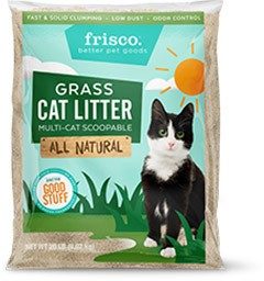 Frisco All Natural Grass Clumping Cat Litter 