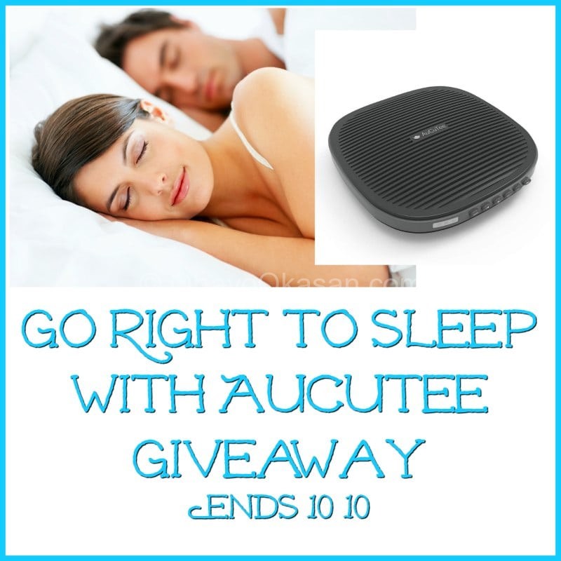 Go Right To Sleep With AuCuTee Giveaway