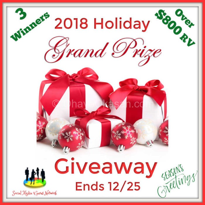 Holiday Grand Prize Giveaway