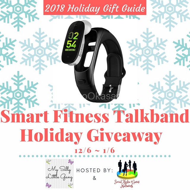 Onedekko Smart Fitness Talkband Holiday Giveaway