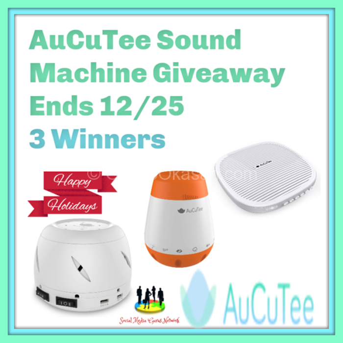 AuCuTee Sound Machine Giveaway Ends