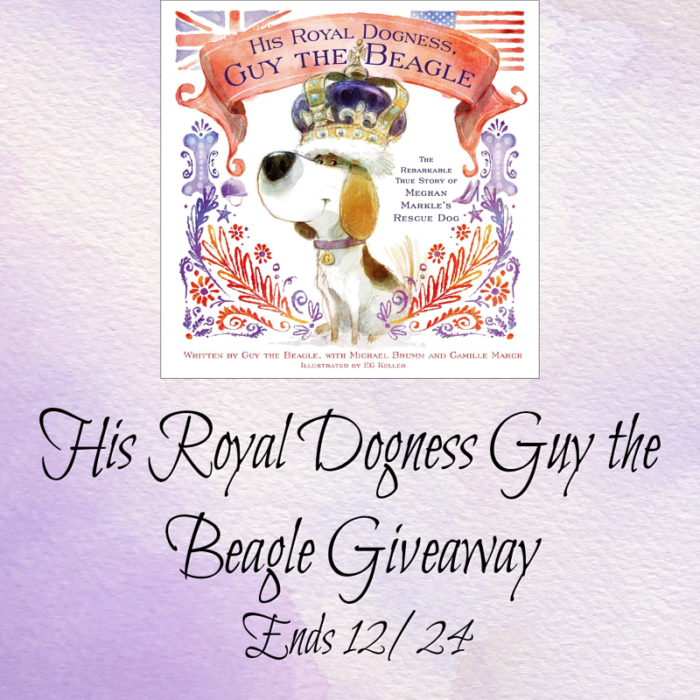 His Royal Dogness Guy the Beagle Giveaway Ends 12/24