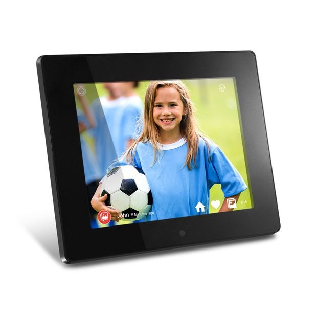 Aluratek 8 inch WiFi Digital Photo Frame with Touchscreen